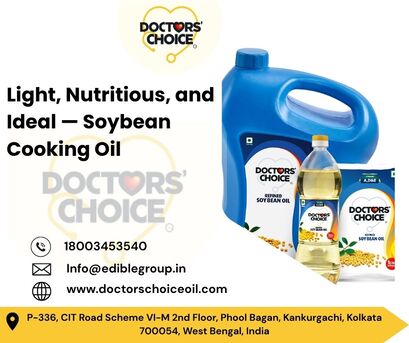 Kolkata, Food, Light, Nutritious, And Ideal &mdash; Soybean Cooking Oil