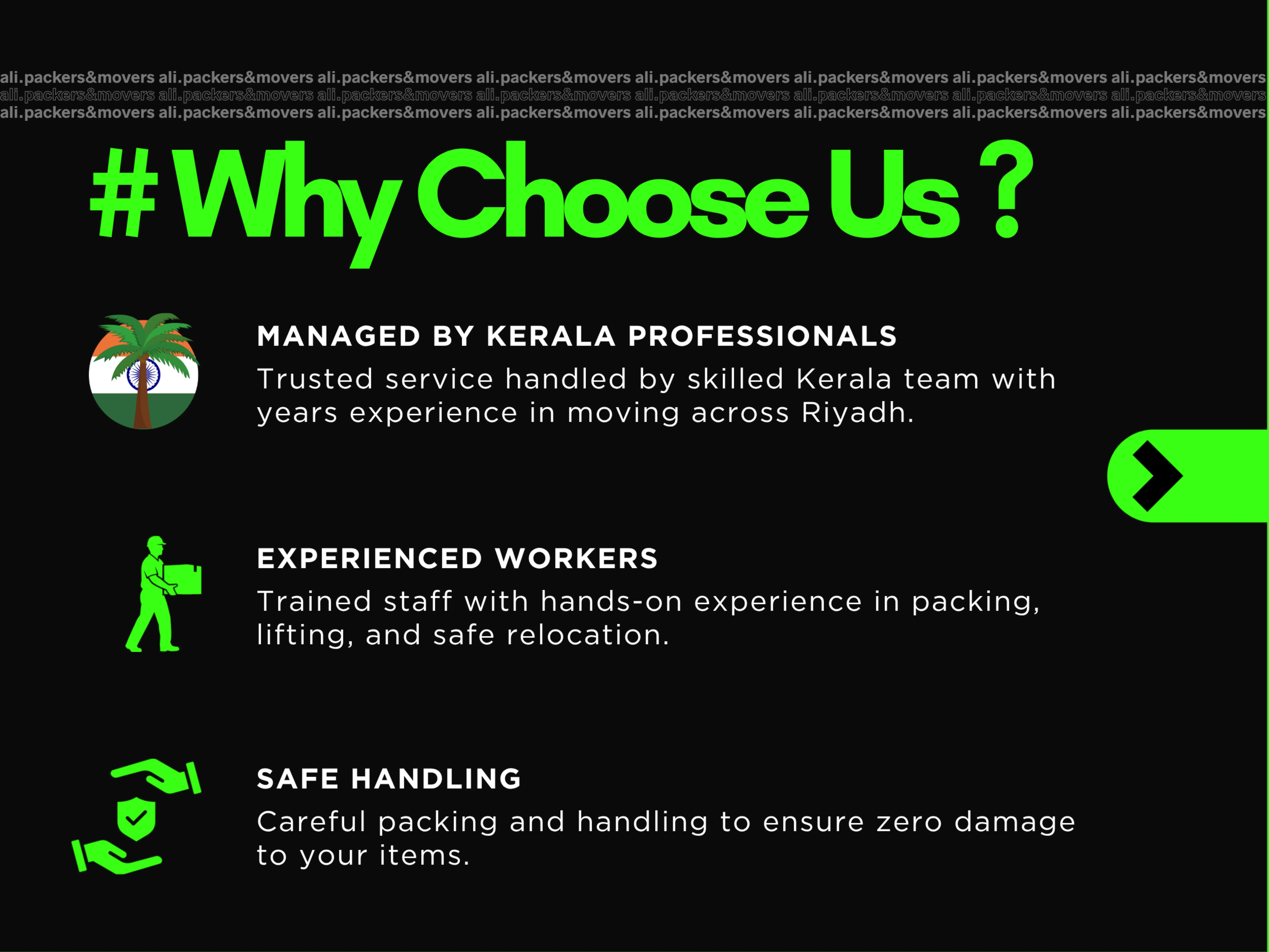 Manfouha, Labor/Moving, Kerala Movers - Ali Packers &Movers, Riyadh | Affordable Price Guaranteed | Call0579335806