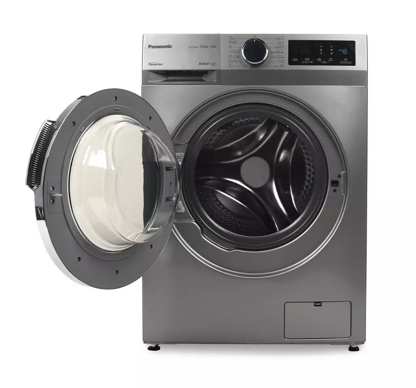 Al Khobar Al Shamalia, Appliances, SAR 1999,  Brand New - Panasonic Front Load Washing Machine 9kg, Hygiene Care, Abaya Wash, Silver
