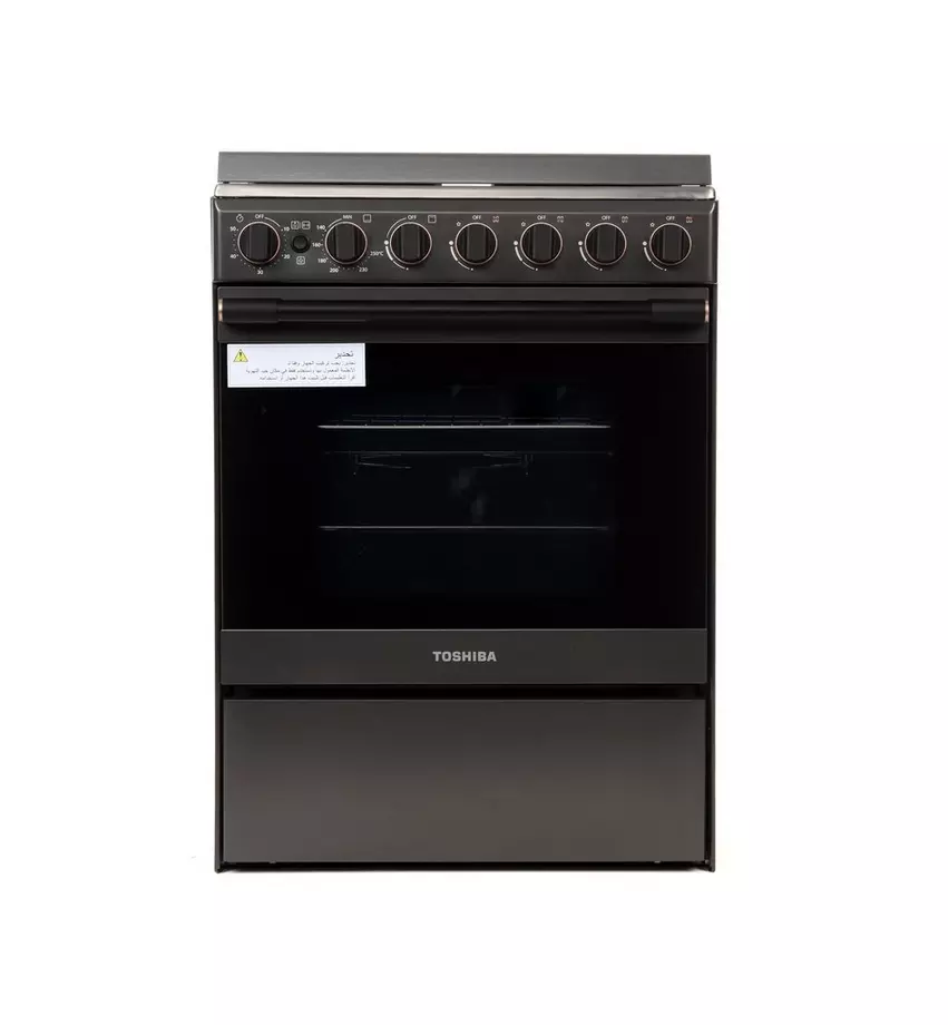 Al Khobar Al Shamalia, Appliances, SAR 1299,  Toshiba Gas Cooking Range 60X57, 4 Burners, Full Safety, Grey/Black