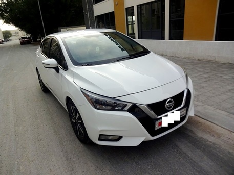 Bilad Al Qadeem, Vehicles, Cars & Trucks , BHD 111,  Nissan Sunny,  2021,  Automatic,  68000 KM,    &ndash; White | New Shape | Excellent Condition | Urgent Sale