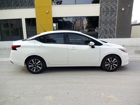 Bilad Al Qadeem, Vehicles, Cars & Trucks , BHD 111,  Nissan Sunny,  2021,  Automatic,  68000 KM,    &ndash; White | New Shape | Excellent Condition | Urgent Sale