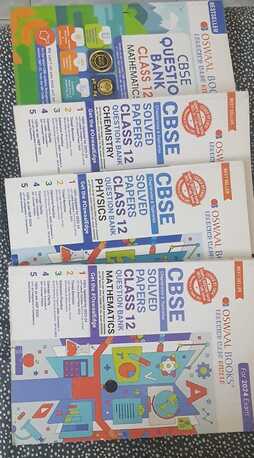 Al Aziziyah, Books, 11th And 12th CBSE TEXTBOOKS And OSWAL Guides(Physics,Chemistry,Math)