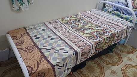 Al Baghdadyiah Al Sharqyia, Household Items, SAR 150,  Single Bed Steel  With Mattress