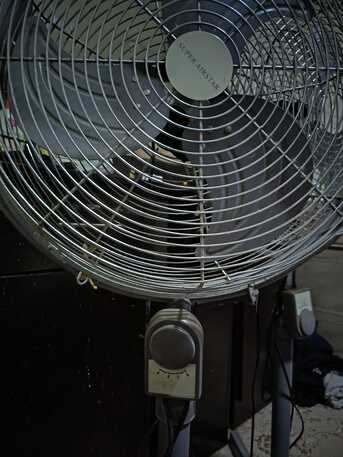 Al Khobar Al Shamalia, Electrical & Plumbing, SAR 1250,  Steel Pedestal Fans (2 No.s)
