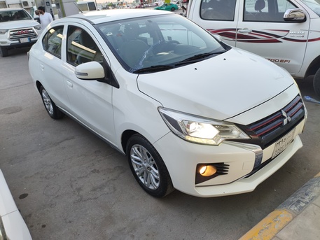 Sulai, Vehicles, Cars & Trucks , SAR 32000,  Mitsubishi Attrage,  2024,  Automatic,  46890 KM,    Model Full Option Like Yellow Cruise Control Auto Climate Controll