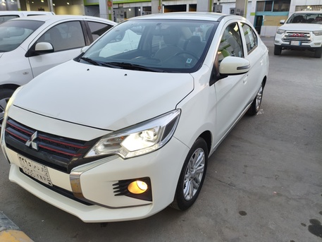 Sulai, Vehicles, Cars & Trucks , SAR 32000,  Mitsubishi Attrage,  2024,  Automatic,  46890 KM,    Model Full Option Like Yellow Cruise Control Auto Climate Controll
