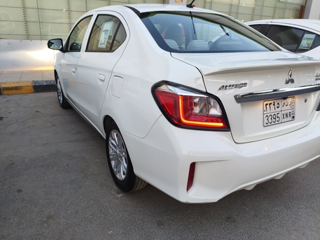 Sulai, Vehicles, Cars & Trucks , SAR 32000,  Mitsubishi Attrage,  2024,  Automatic,  46890 KM,    Model Full Option Like Yellow Cruise Control Auto Climate Controll