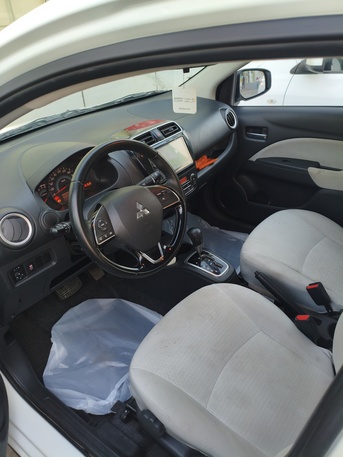 Sulai, Vehicles, Cars & Trucks , SAR 32000,  Mitsubishi Attrage,  2024,  Automatic,  46890 KM,    Model Full Option Like Yellow Cruise Control Auto Climate Controll