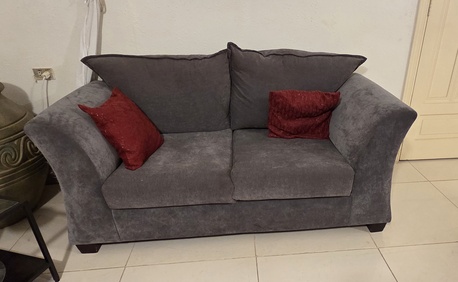 Al Rehab, Furniture, SAR 700,  Sofa Set Grey Color