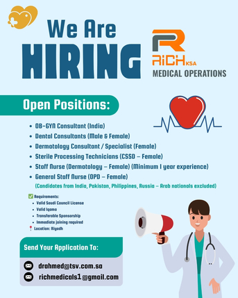 Riyadh, Jobs, 🌟 Exciting Career Opportunities For Healthcare Professionals In Riyadh &ndash; Immediate Joinin