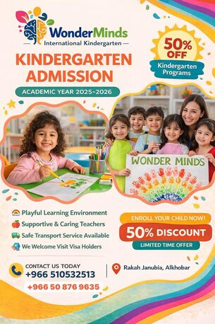 Khobar, Daycare, Admissions Open Now !!!