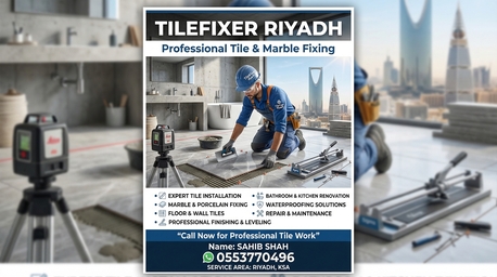 Riyadh, Job Seekers, Tilefixer مقاول بلاط رخام سرامک