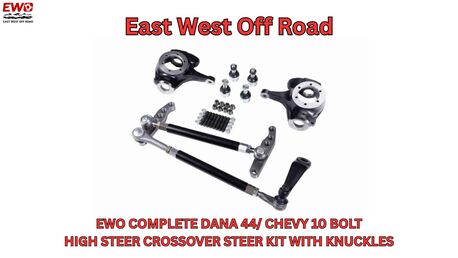 Boston, Auto Parts, USD 914,  Trail-Proven Chevy 10 Bolt Crossover Steering Kit | Complete Dana 44 Upgrade
