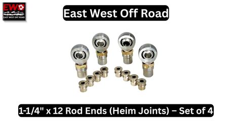 Seattle, Auto Parts, USD 198,  Fix Your Suspension! Heavy Duty 1-1/4" X 12 Chromoly Heim Joint Set