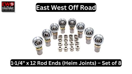 Tampa Bay, Auto Parts, USD 376,  Pro-Grade 1-1/4" X 12 Rod End Set | Complete 4-Link Fabrication Kit