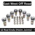 USD 376,  Pro-Grade 1-1/4" X 12 Rod End Set | Complete 4-Link Fabrication Kit