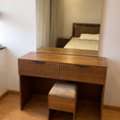 SAR 1800,  Modern Wooden Bedroom Set For Sale (Excellent Condition). 4 Months Usage Only.