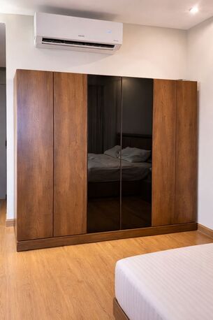 Al Batha, Household Items, SAR 1800,  Modern Wooden Bedroom Set For Sale (Excellent Condition). 4 Months Usage Only.