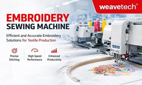 Ahmedabad, Machinery, High-Performance Embroidery Sewing Machine Solutions