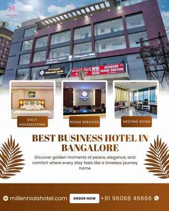 Bangalore, Travel, Best Business Hotel In Bangalore | Millennials Hotel