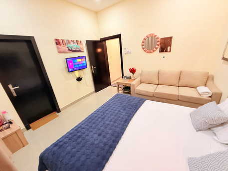 Manama, Holiday/Vacation Rentals, BHD 12/day,  1 BR,  Modern Cozy Studio Near Exhibition Center