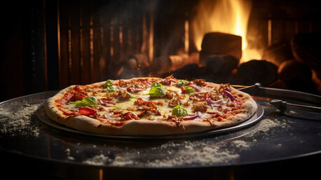 London, General, Pizza On Fire