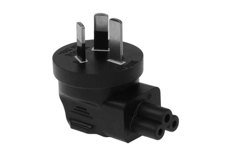 New York, Electronics, USD 3,  Buy Angled Australia To C5 Plug Adapter Online | SF Cable