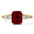 USD 2894,  Beautiful Emerald Cut Ruby Ring For Special Moments