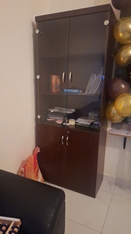 Umm Al Hassam, Furniture, BHD 50020,  Leather Sofa For Sale And Glas Cupboard