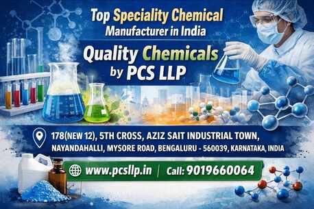 Mumbai, Business, Top Speciality Chemical Manufacturer In India &ndash; Quality Chemicals By PCS LLP