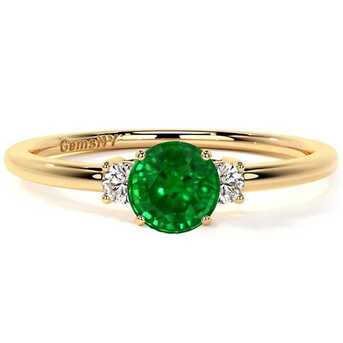 New York, Jewelry, USD 1877,  Stunning Emerald Gold Ring Designs For Women