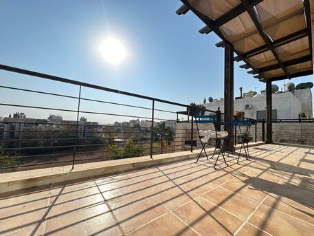 Abdoun, Apartments/Houses, JOD 16000/year,  Furnished,  2 BR,  100 Sq. Meter,  Furnished Rooftop For Rent In Abdoun