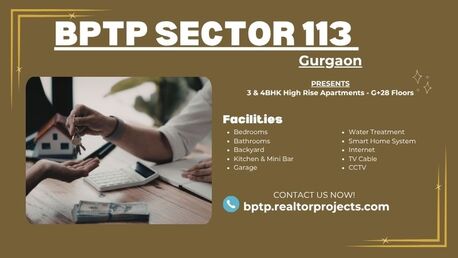 Gurgaon, Real Estate For Sale, 2 BR,  BPTP Sector 113 Gurgaon | Live Grand Live Free