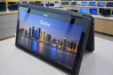 Manama, Electronics, BHD 53,  Dell 2-in-1 Touchscreen Laptop | 8GB RAM | 128GB SSD | Windows 10 Pro | MS Office Whtsapp