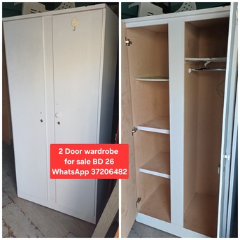Manama, Furniture, BHD 26,  ✅️ Cupboard 2 Door For Sale In Goood Condition With Delivery