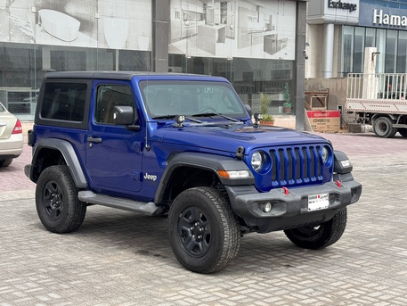 Manama, Vehicles, Cars & Trucks , BHD 8800,  Jeep Wrangler Sport,  2019,  Automatic,  70500 KM,    (Blue)