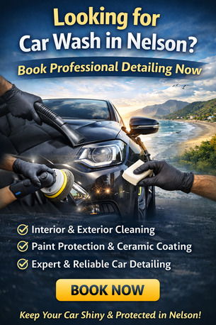 Auckland, Business, Looking For Car Wash In Nelson? Book Professional Detailing Now
