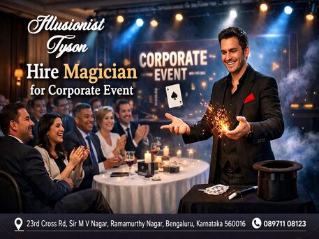 Bangalore, Elder Care, Hire Magician For Corporate Event | Illusionist Tyson