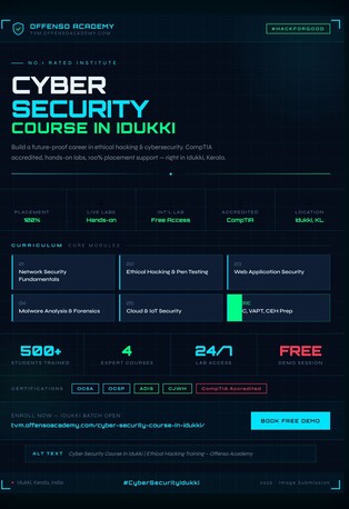 Kerala, Education, Cybersecurity Course In Idukki