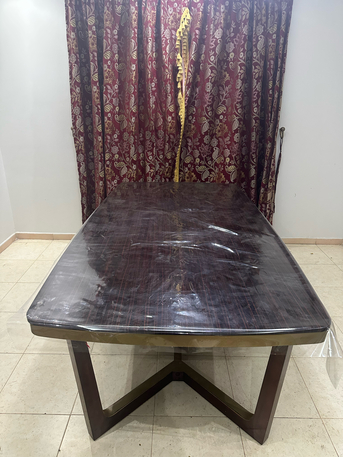 Al Aziziyah, Furniture, SAR 6000,  Dining Table With 6 Chairs + [FREE COVERS]&ndash; Complete Set In Excellent Condition