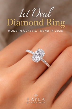 London, Jewelry, Dol 1750,  1ct Oval Diamond Ring: Modern Classic Trend In 2026 | Layla Diamonds