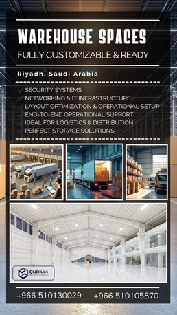 Riyadh, Warehouses, WAREHOUSES AVAILABLE &ndash; FULLY CUSTOMIZABLE & OPERATION-READY