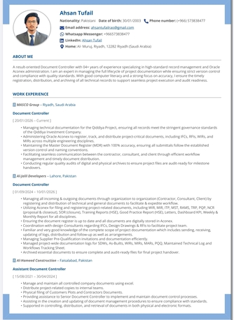 Riyadh, Job Seekers, Document Controller