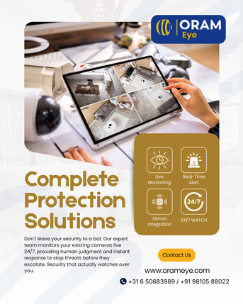 Punjab, Security, Live CCTV Monitoring Services &ndash; 24/7 Security By Orameye