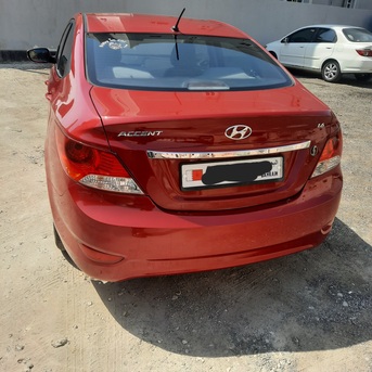 Zinj, Vehicles, Cars & Trucks , BHD 2200,  Hyundai Accent,  2017,  Automatic,  120000 KM,  Accent  With One Year Passing And Insurance Low Km Driven