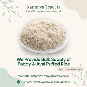 Chennai, Food, Puffed Rice Manufacturer In Chennai, Tamil Nadu