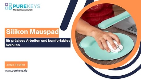 Leipzig, Computers, Silikon Mauspad F?r Pr?zises Arbeiten Und Komfortables Scrollen