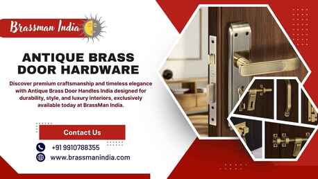 Noida, Household Items, Timeless Revival &mdash; Antique Brass Door Handles India Leads Design In 2026