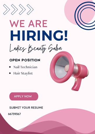 Manama, Jobs, Salon Urgent Hiring